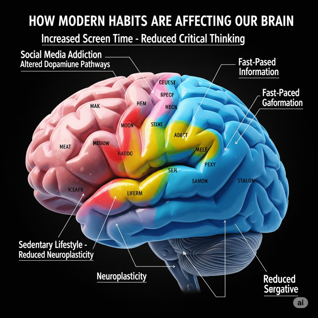 How Modern Habits Are Affecting Our Brain