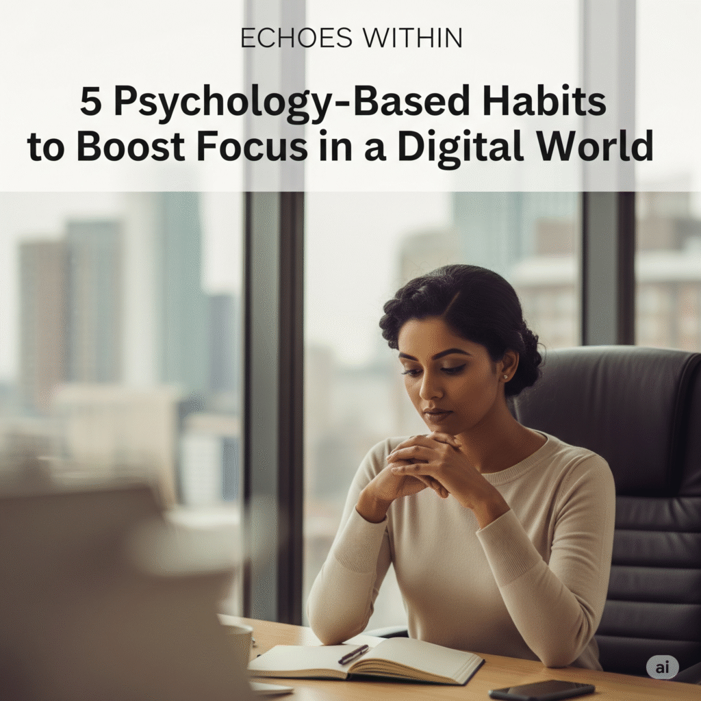 psychology-based habits to boost focus