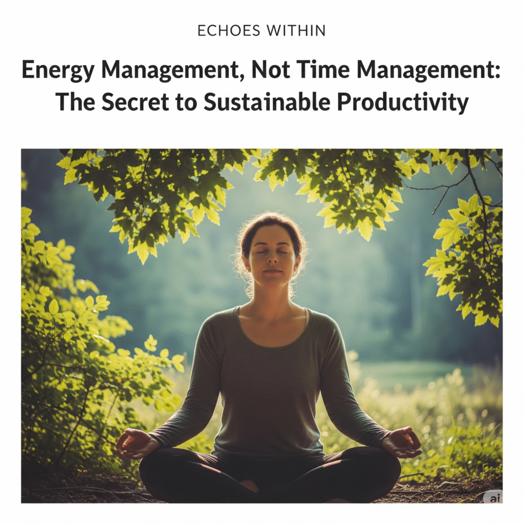 energy management for sustainable productivity
