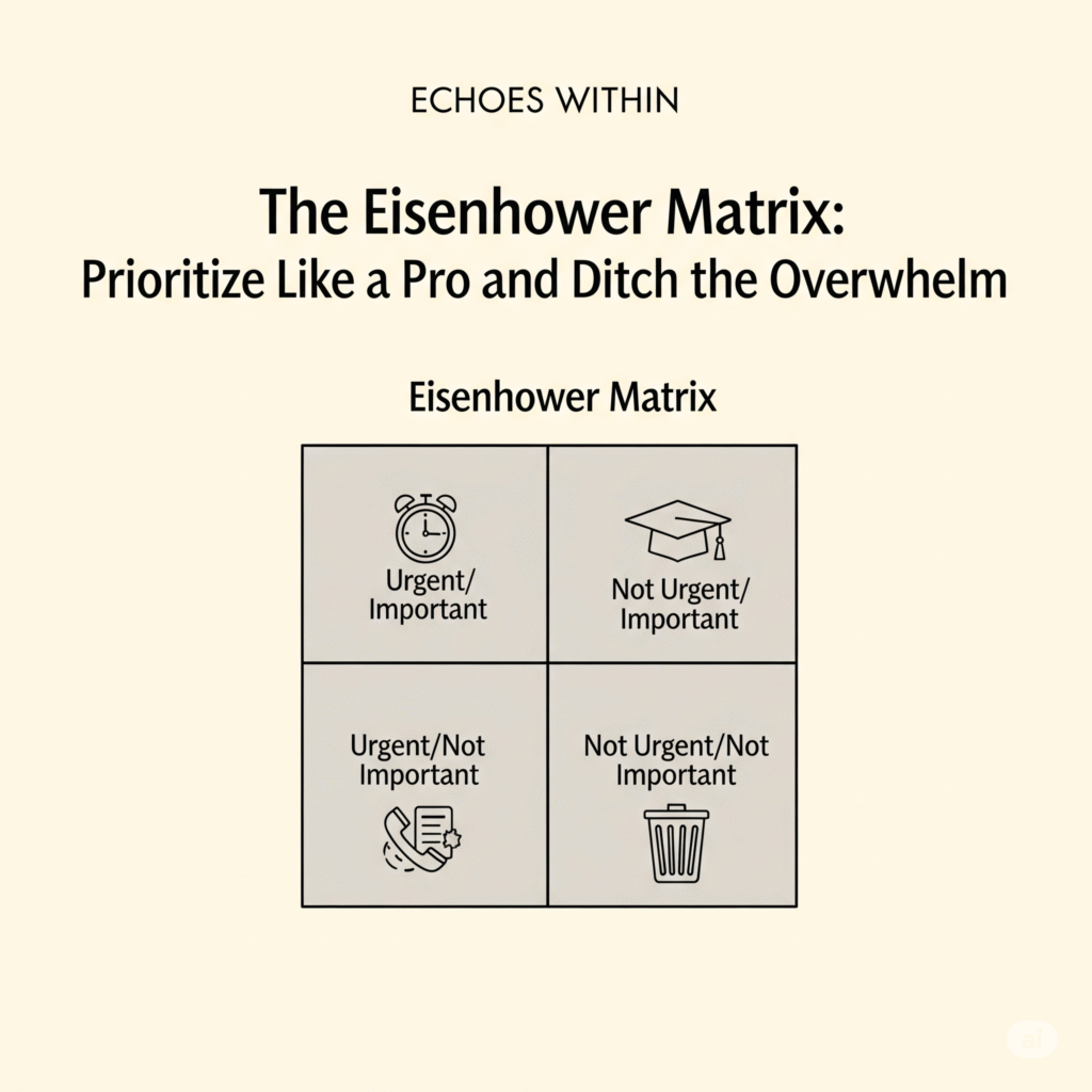 Eisenhower Matrix for productivity