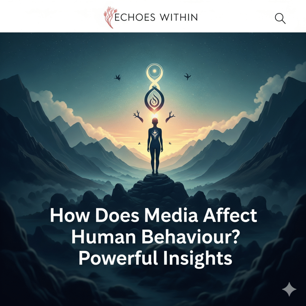 How does media affect human behaviour
