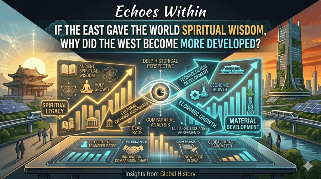 Why is the West more developed than the East